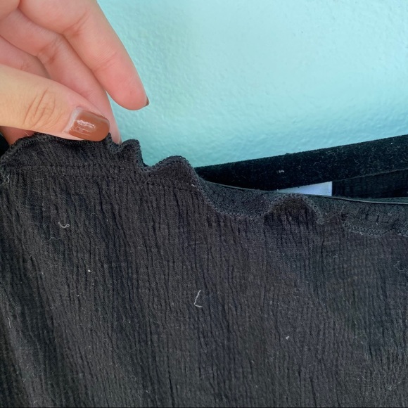 Princess Polly Black Off the Shoulder Dress - Picture 2 of 5